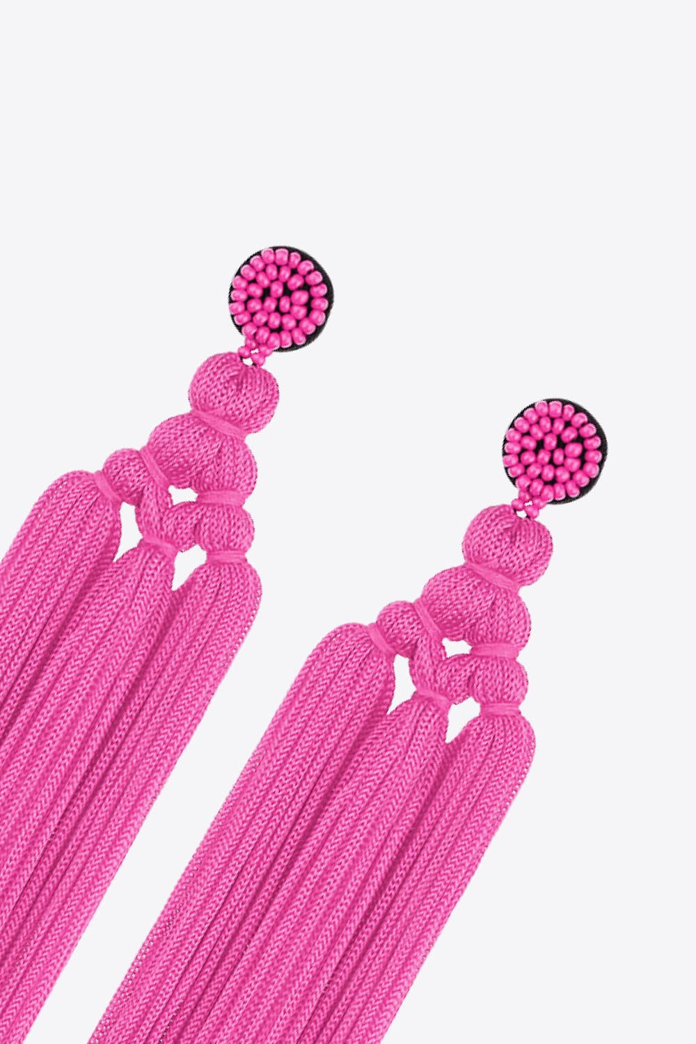 Beaded Tassel Earrings